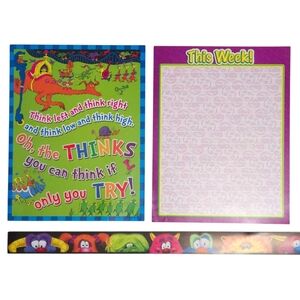 Dr Suess Place You'll Go Teacher Poster, Trend Monster Border & This Week Chart